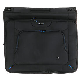 Garment bag, black technical textile, 60x50x10 cm