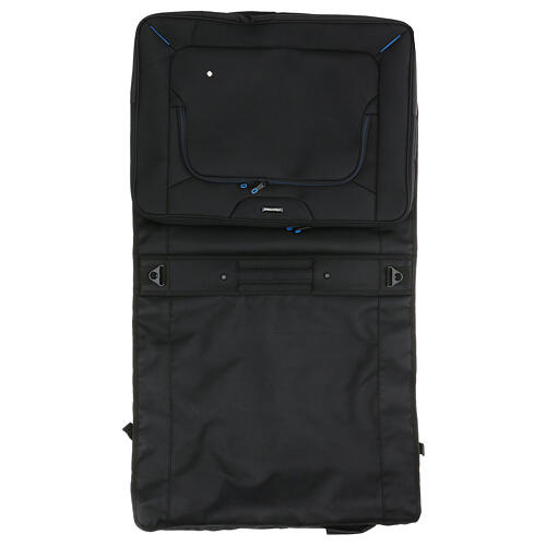 Black garment bag in technical fabric 60x50x10 4