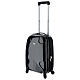 Trolley case, ABS and golden jacquard lining, travel mass kit, 35x55x20 cm s3