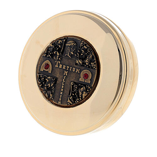 Trolley do celebracji z abs i złotym żakardem, 35x55x20 cm 10