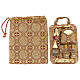 Travel communion set gold brocade pouch 30x35x10 cm s1