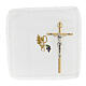 Travel communion set gold brocade pouch 30x35x10 cm s11
