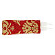 Saco para viático con cuerda brocado rojo 30x35x10 cm s14