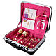 Mass kit suitcase for celebration abs and crimson fabric 50x40x20 cm s5