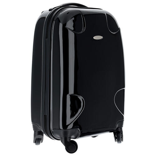 Travel trolley mass kit with abs and white jacquard 35x55x20 cm 17