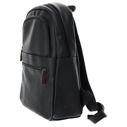 Imitation leather backpack with celebration kit 40x30x10 cm 18