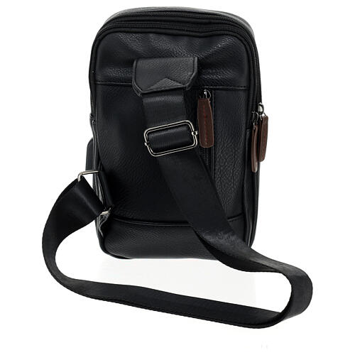 Shoulder bag with travel mass kit, imitation leather, 12 in 19
