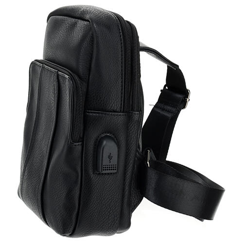 Torebka na ramię, 30 cm skóropodobna 3