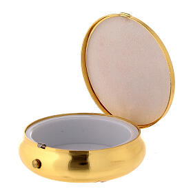 Host holder case diam. 5 cm chalice olive plaque