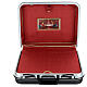 Travel liturgy mass suitcase interior red satin 35x45x15cm Last Supper s5