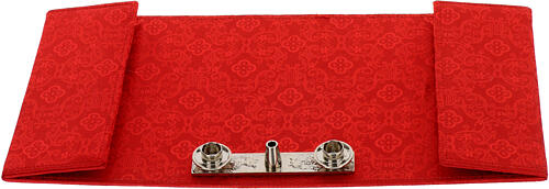 Deluxe eco-leather attaché case with Celebration kit, red satin lining 9