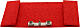 Valigia celebrazione deluxe 24 ore ecopelle raso rosso s9