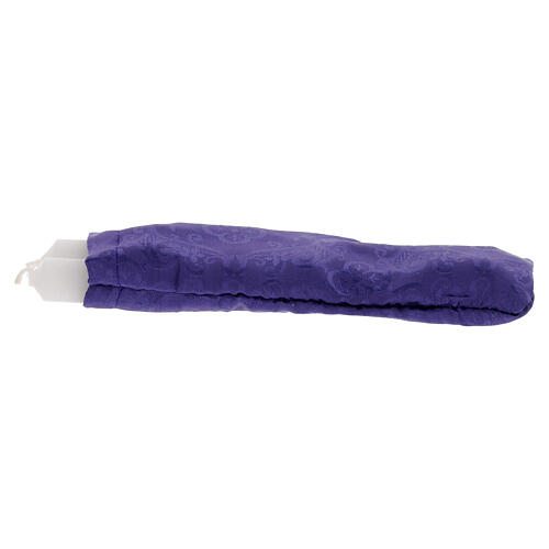 Cartella celebrazione messa raso viola pelle ecologica 30x40 cm 13