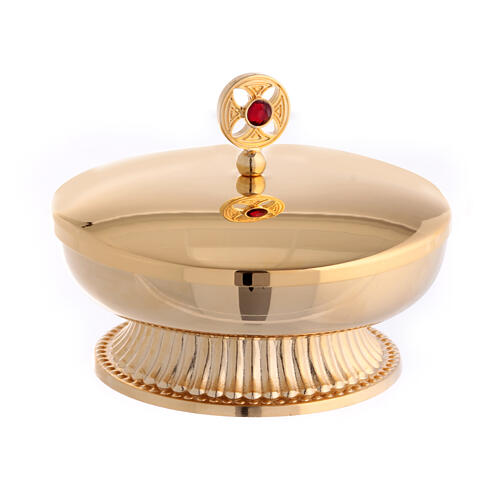 Celebration briefcase with red jacquard satin lining, complete set, 12x16 in 3