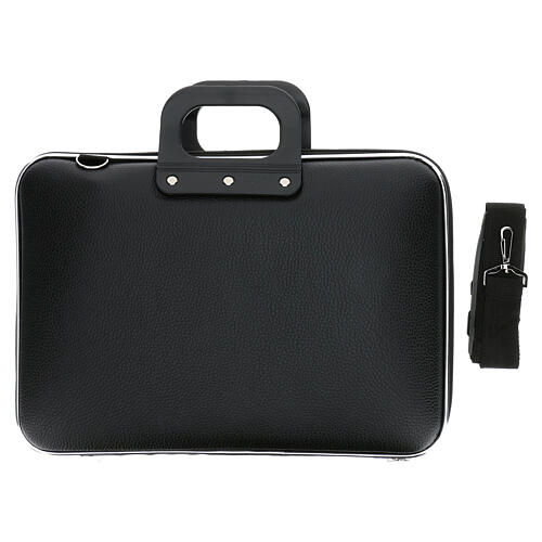 Celebration briefcase with red jacquard satin lining, complete set, 12x16 in 15