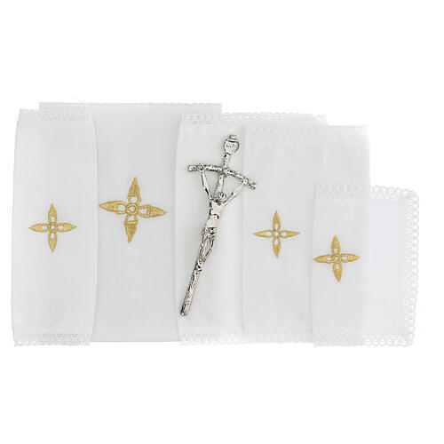 Painel de cetim vermelho conjunto celebração para maleta 35x25 cm 6