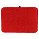 Mass kit red satin panel for suitcase 35x25 cm s10