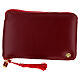 Astuccio portaviatico pelle vitello broccato alfa omega 8x12x2 cm s4
