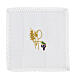 Astuccio portaviatico pelle vitello broccato alfa omega 8x12x2 cm s6