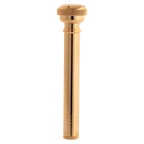 Pasta celebração imitação de couro negro brocado Alfa e Ômega dourado 8