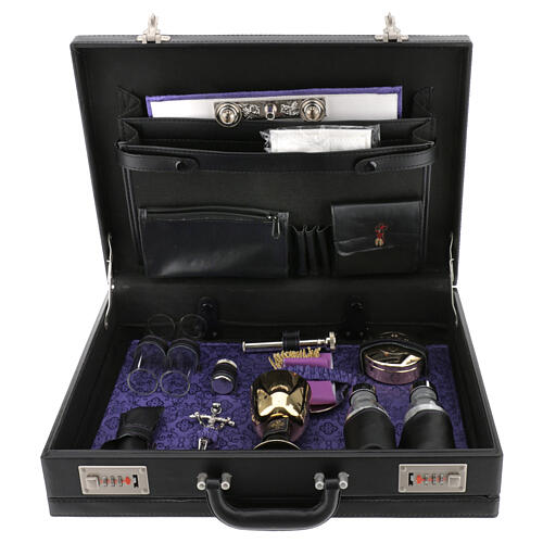 Complete mass kit with purple interior suitcase 24hr 1