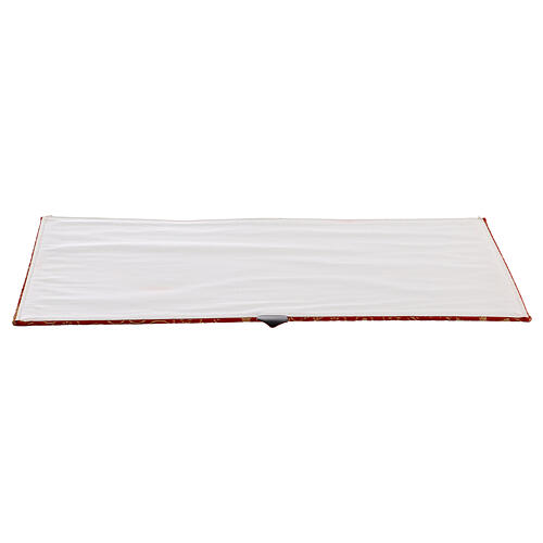 Valigia set da messa vera pelle interno raso rosso 12