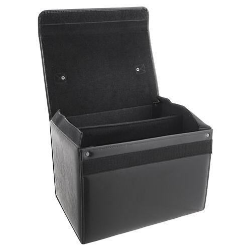 Adjustable chalice and paten case, 8x8x11 in 5