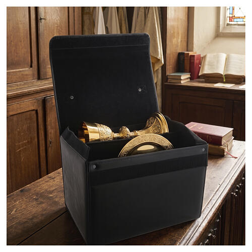 Chalice and Paten Case, adjustable 20x20x28 cm 2