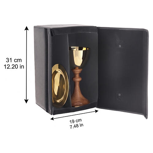 Chalice Case with Removable Separator for Paten up to 20 cm, 20x31x18 cm 2