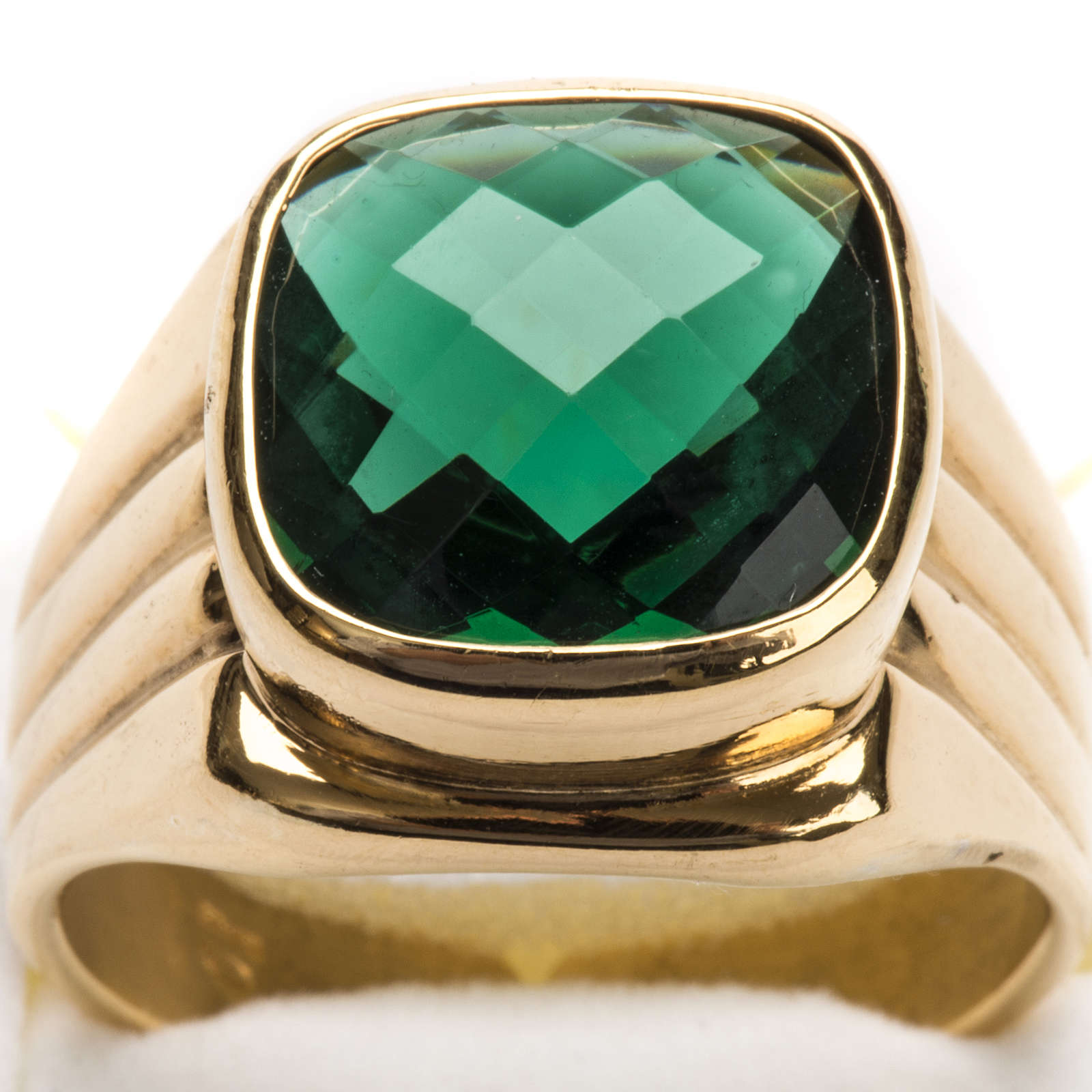 Anneau Argent 925 Avec Marqueterie Hématite - Taille 52, Occasion, Pierre Argentée