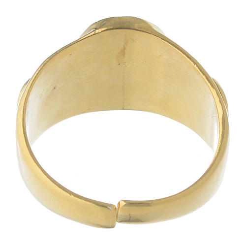 Bishop Ring in gold plated silver 925 5