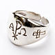 Ecclesiastical Ring - Chi-Rho, Alpha and Omega s2