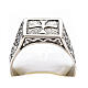 Bishop Ring, silver 925 with cross decoration s5