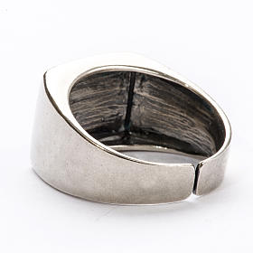 Bischofsring Silber 925 mit Lamm s4