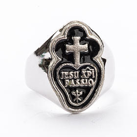 Bishop's Ring in silver 925, Jesu Xpi Passio, adjustable s3