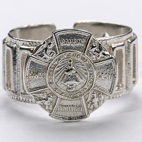 Bischofsring Silber 925 mit Prager Kind s3