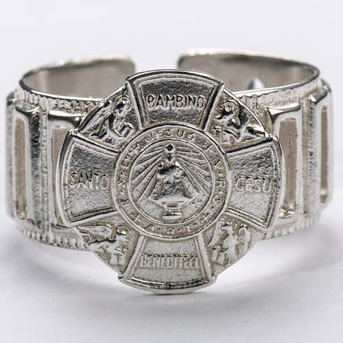 Bischofsring Silber 925 mit Prager Kind 3