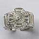 Anillo obispal de plata del Niño Jesús s4