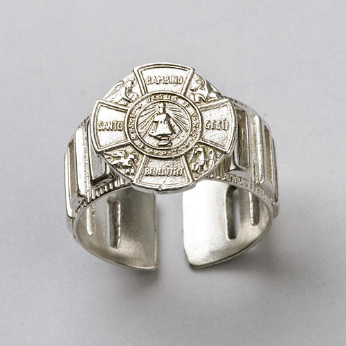 Bishop's Ring made of silver 925, Baby Jesus 5