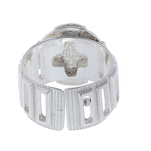 Bishop's Ring made of silver 925, Baby Jesus 3