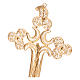 Croix pectorale filigrane d'argent dorée Corpus s2