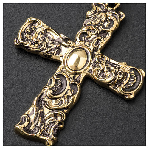 Pectoral Cross made of bronzed silver 925 3