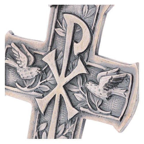 Croix pectorale en argent 925 Chi-Rho 2