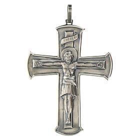 Cruz Pectoral crucifijo de plata 925