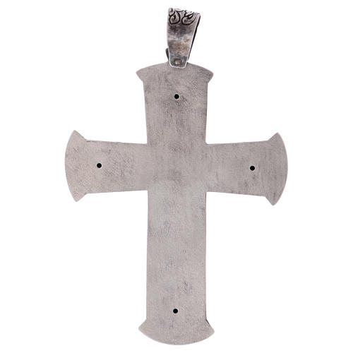 Cruz Pectoral crucifijo de plata 925 3