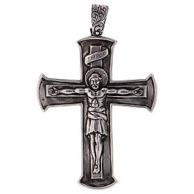 Croce pettorale crocifisso argento 925