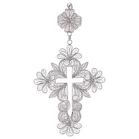 Pectoral Cross in silver 800 filigree