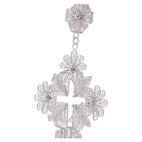 Pectoral Cross in silver 800 filigree