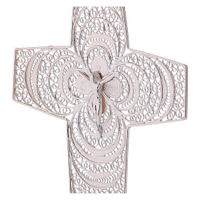 Pectoral Cross, hand made in silver 800 filigree