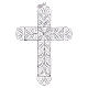 Croix épiscopale filigrane argent 800 s1